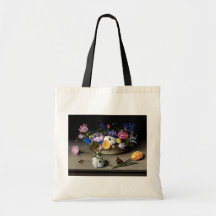 Sac fourre-tout de peinture classique Flower Still