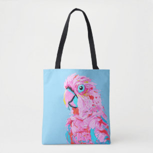 Sac fourre-tout de perroquet bleu