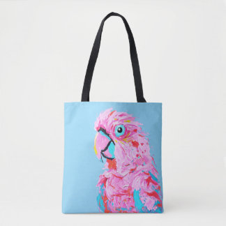 Sac fourre-tout de perroquet bleu