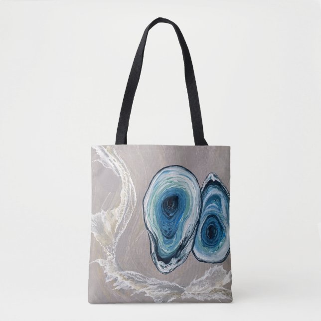 Sac fourre-tout de plage de sable d'Oysters (Devant)