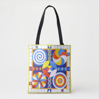 Sac fourre-tout de plateau de jeu coloré, amusant 