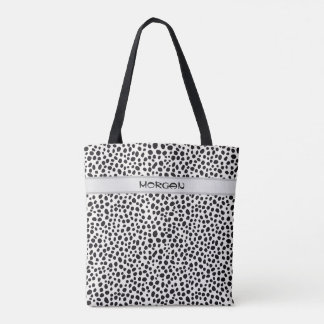 Sac fourre-tout de points Dalmatiens personnalisés