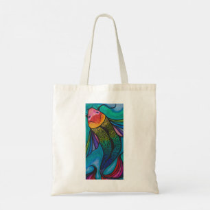 Sac fourre-tout de poisson Rainbow Koi Sac de marc