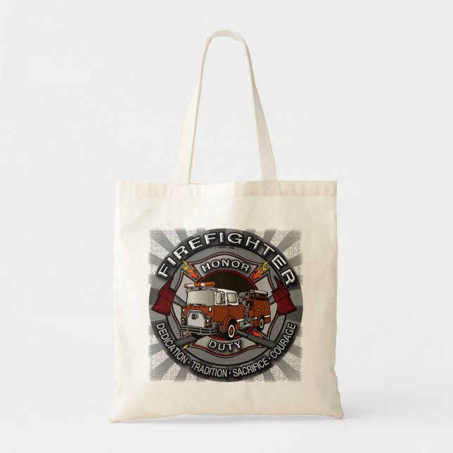 Sac fourre-tout de pompier d'honneur (Devant)