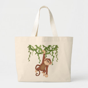Sac fourre-tout de singe de la jungle