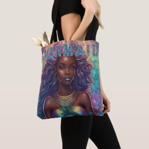 Sac fourre-tout de sirène noire