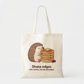 Sac fourre-tout de style cartoon avec un hérisson 