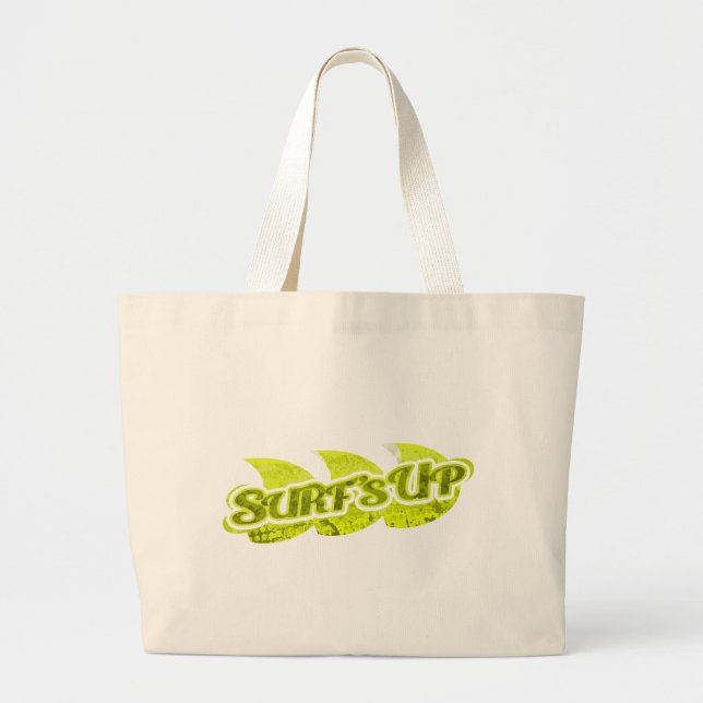 sac fourre-tout de surfeurs bleu vif "Surf Up" (Devant)