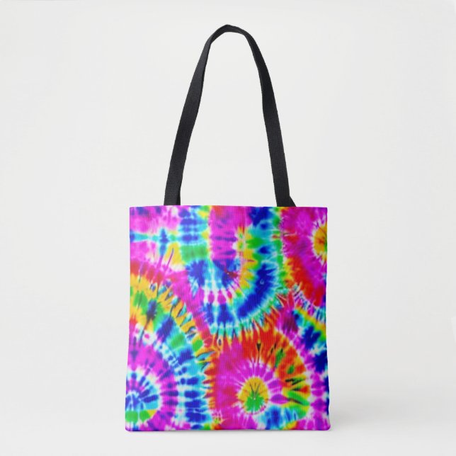Sac fourre-tout de teinture arc-en-ciel (Devant)