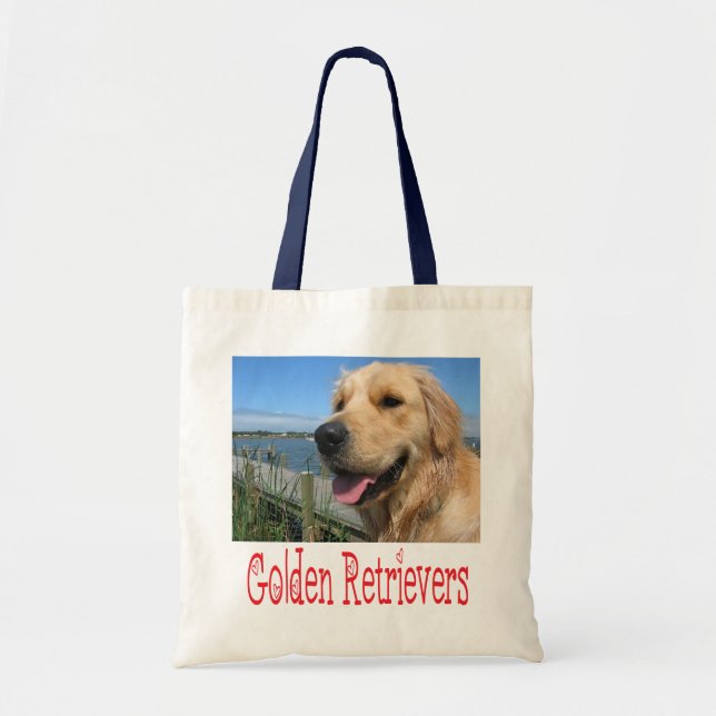 Sac fourre-tout de toile de chien de chien de chie (Devant)