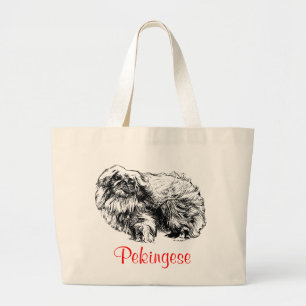 Sac fourre-tout de toile Jumbo de Pékin