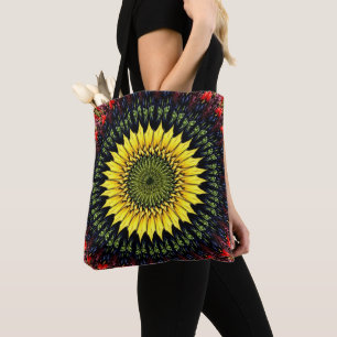 Sac fourre-tout de tournesol de récolte