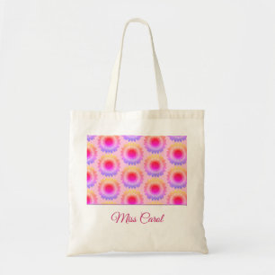 Sac fourre-tout de tournesol rose