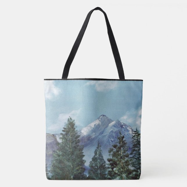 Sac fourre-tout de vacances en montagne (Devant)