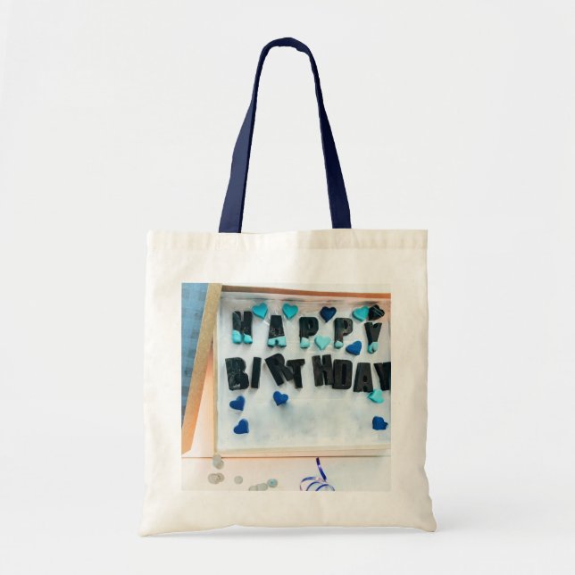 Sac fourre-tout de voeux d'anniversaire (Devant)