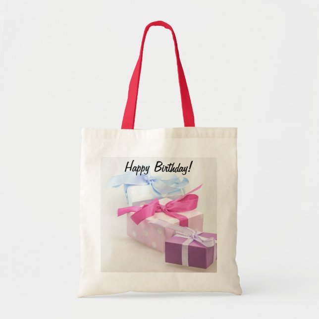 Sac fourre-tout de voeux d'anniversaire (Devant)