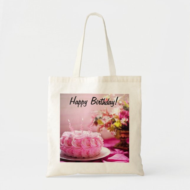 Sac fourre-tout de voeux d'anniversaire (Devant)
