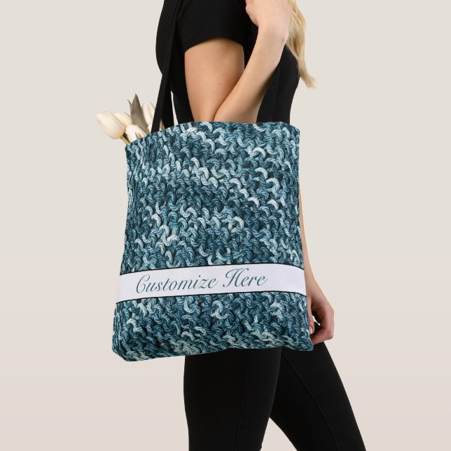 Sac fourre-tout de Yarn Crochet (De près)