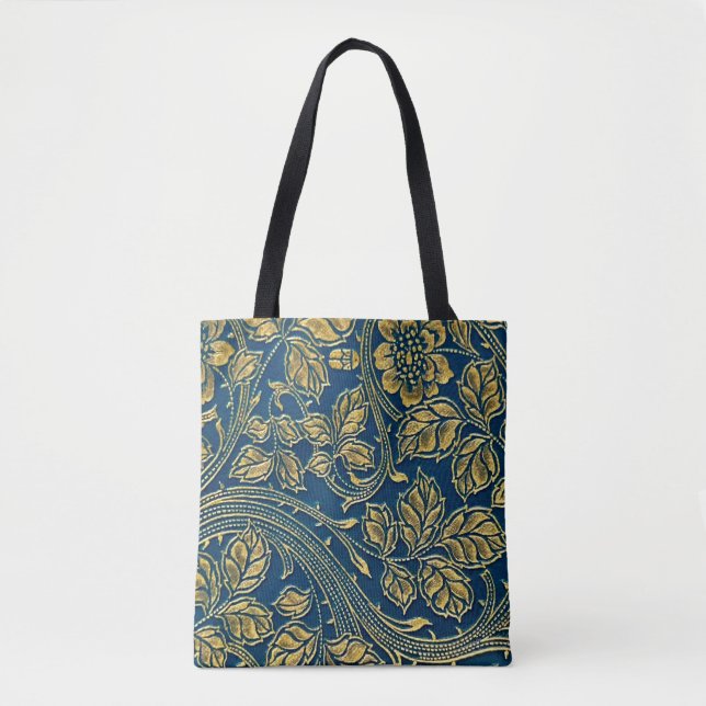 Sac fourre-tout d'élégance Golden Blossom (Devant)