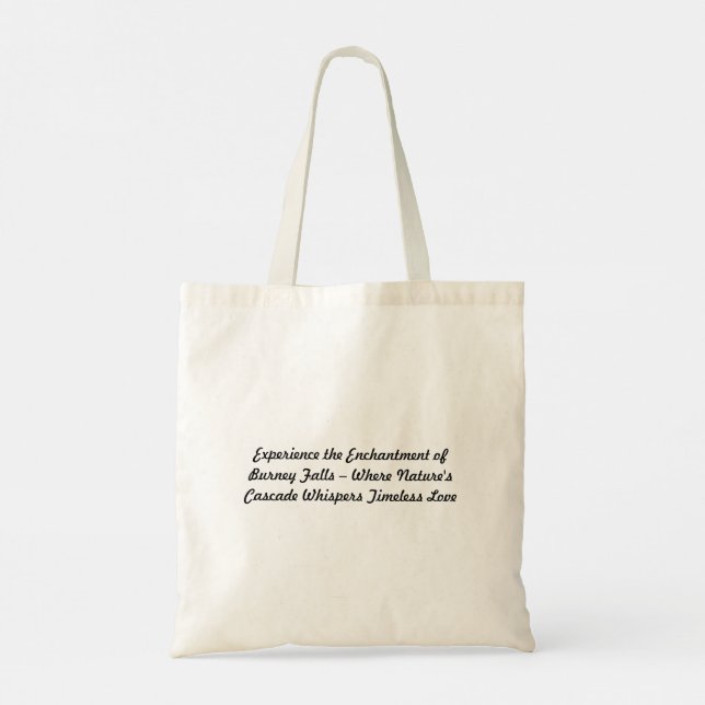 Sac fourre-tout d'enchantement de Burney Falls (Dos)