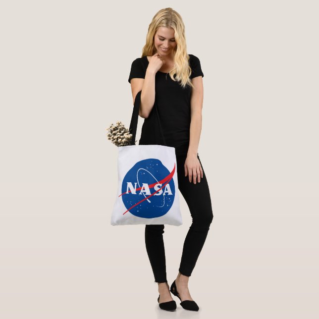 Sac fourre-tout d'épaule AOP Iconique de la NASA ( (Sur le modèle)