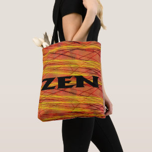 Sac fourre-tout d'épaule en fil noir zen