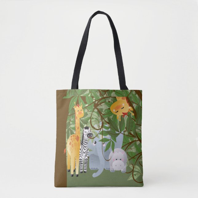 Sac fourre-tout des animaux de la jungle mûre (Devant)