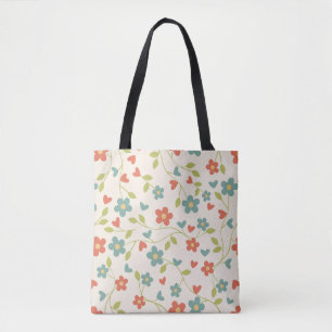 Sac fourre-tout des fleurs de printemps