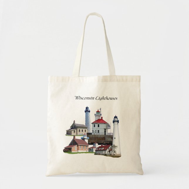 Sac fourre-tout des phares du Wisconsin (Devant)