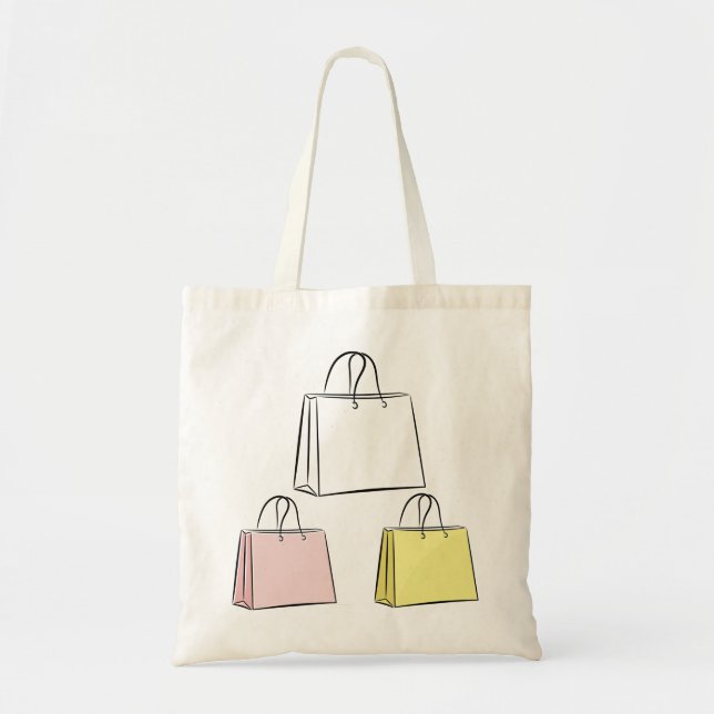 Sac fourre-tout des sacs de shopping (Devant)