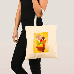 Sac fourre-tout d'été tropical