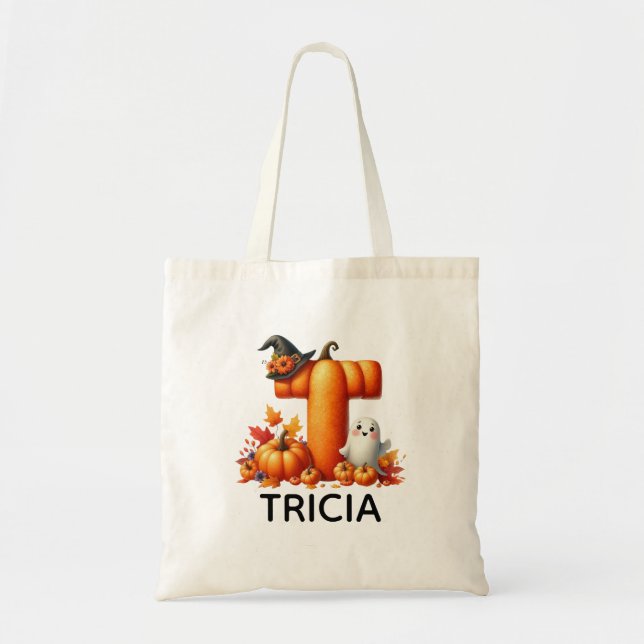 Sac fourre-tout d'Halloween monographique personna (Devant)