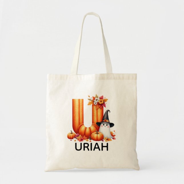 Sac fourre-tout d'Halloween monographique personna (Devant)