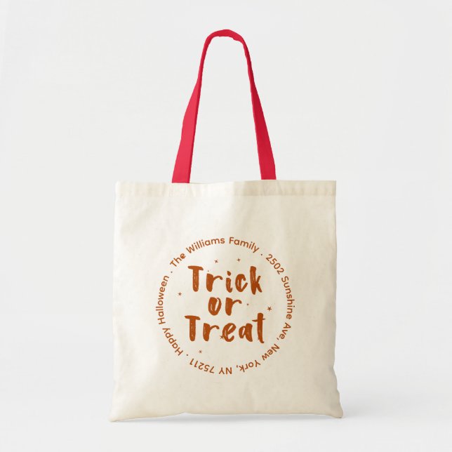 Sac fourre-tout D'Halloween Ou De Traiter (Devant)