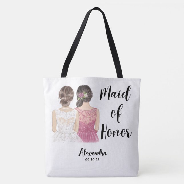 Sac fourre-tout d'honneur personnalisé (Devant)