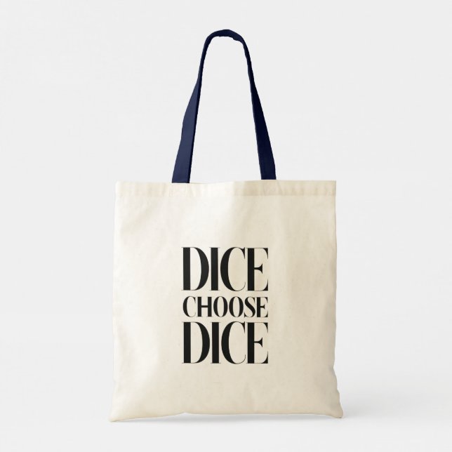 Sac fourre-tout Dice élégant, Sac À Thème Dice (Dos)