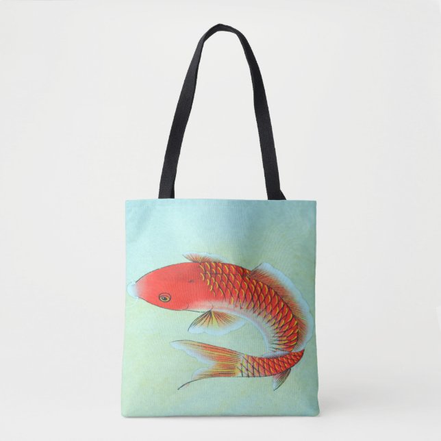Sac fourre-tout d'illustration de Koi Fish (Devant)