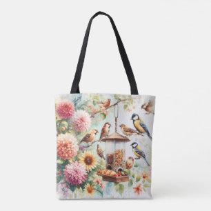 Sac fourre-tout d'image d'oiseaux sauvages