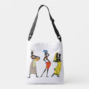 Sac fourre-tout d'impression des femmes africaines
