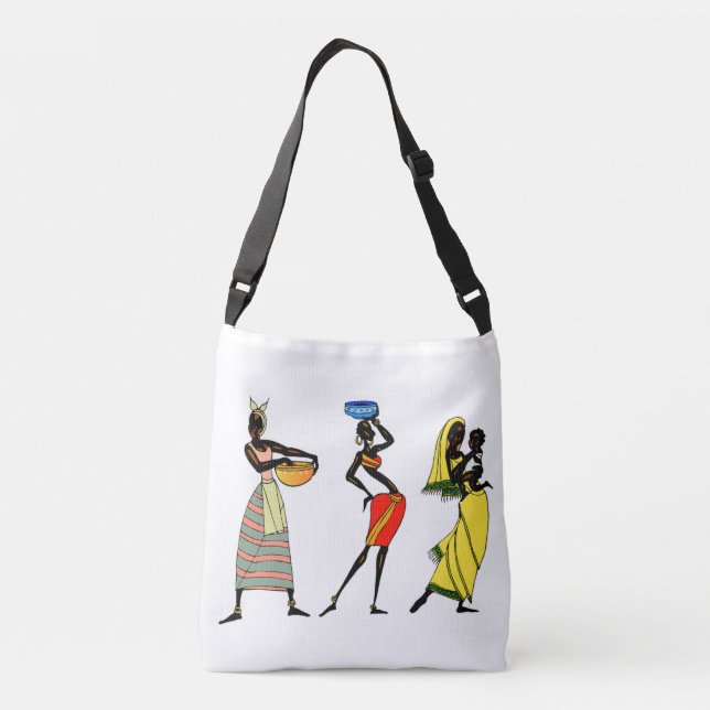 Sac fourre-tout d'impression des femmes africaines (Dos)