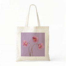 Sac fourre-tout d'impression florale violet