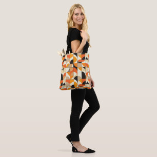 Sac fourre-tout d'impression géométrique moderne d
