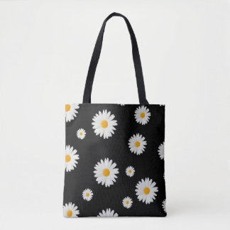 Sac fourre-tout d'impression Motif de la marguerit