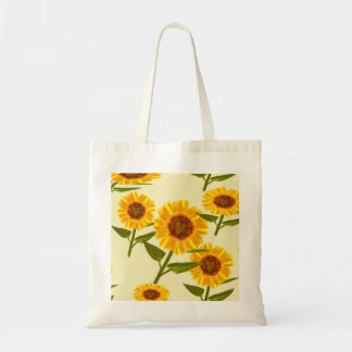 Sac fourre-tout d'impression tournesol