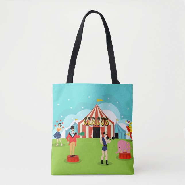 Sac fourre-tout d'impression tout-en-dessus Cirque (Devant)