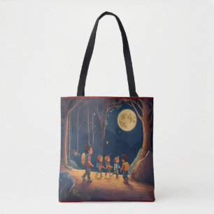 Sac fourre-tout d'innocence sur la lune