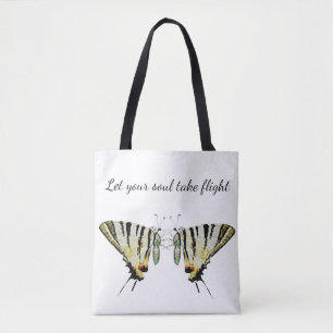 Sac fourre-tout d'inspiration papillon