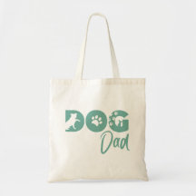 Sac fourre-tout Dog Dad - Sarcelle