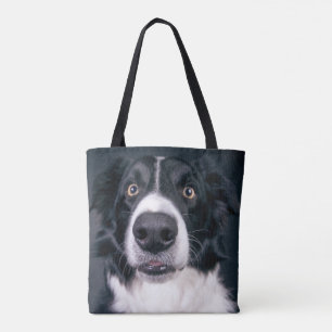 Sac fourre-tout double face avec photo de chien pe