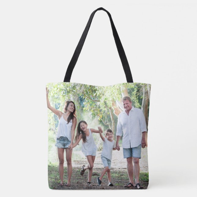 Sac fourre-tout double face avec photo de famille  (Dos)